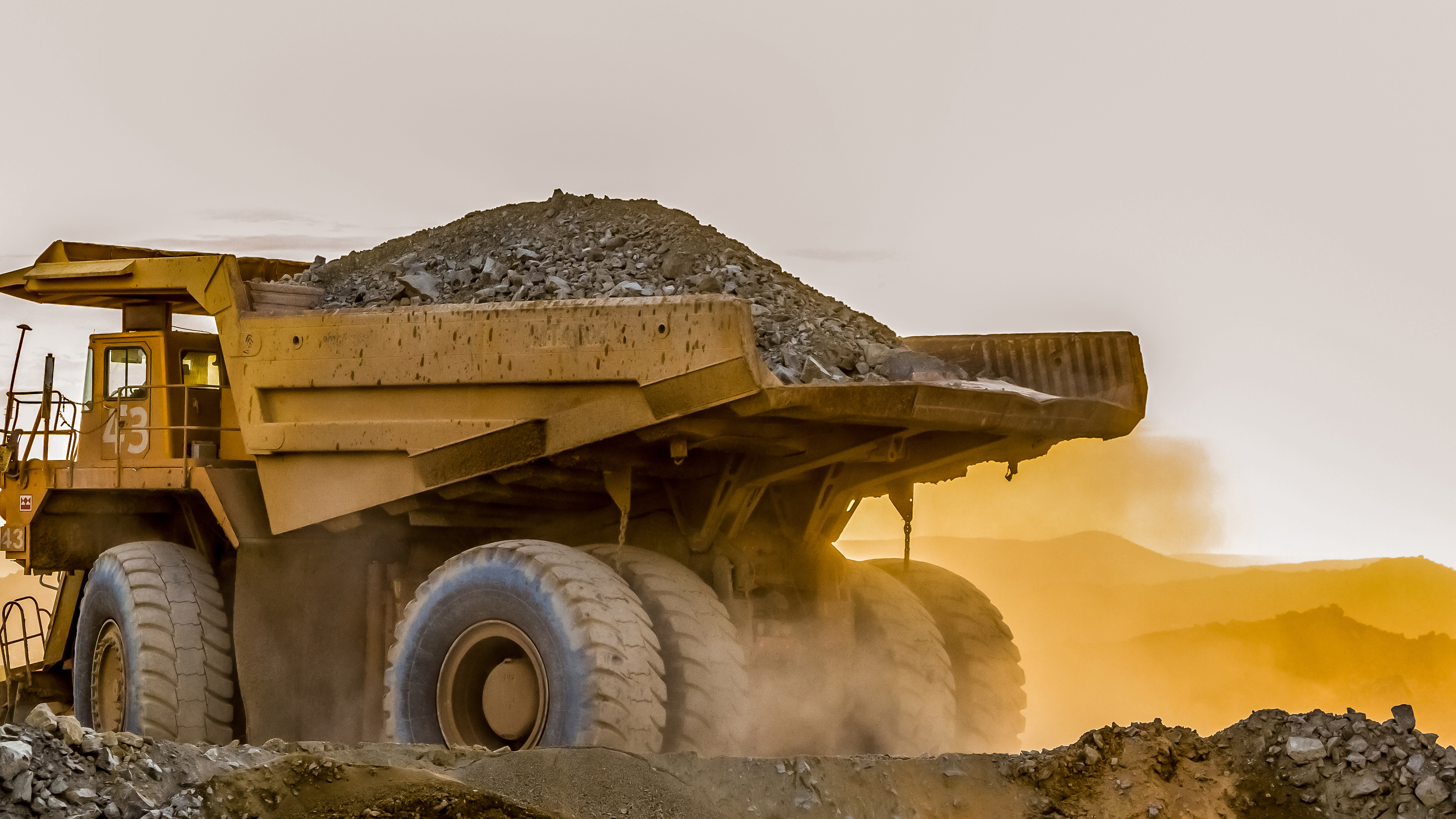 Copper mining operations in Africa